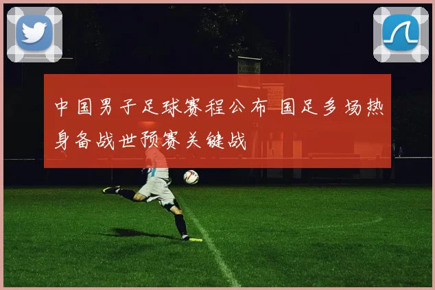 中国男子足球赛程公布 国足多场热身备战世预赛关键战